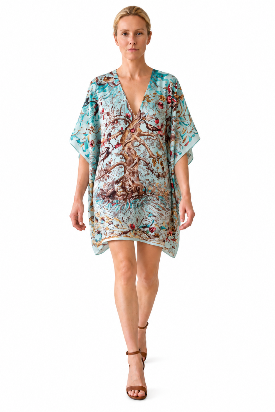 Seychelles Kaftan Short Dress