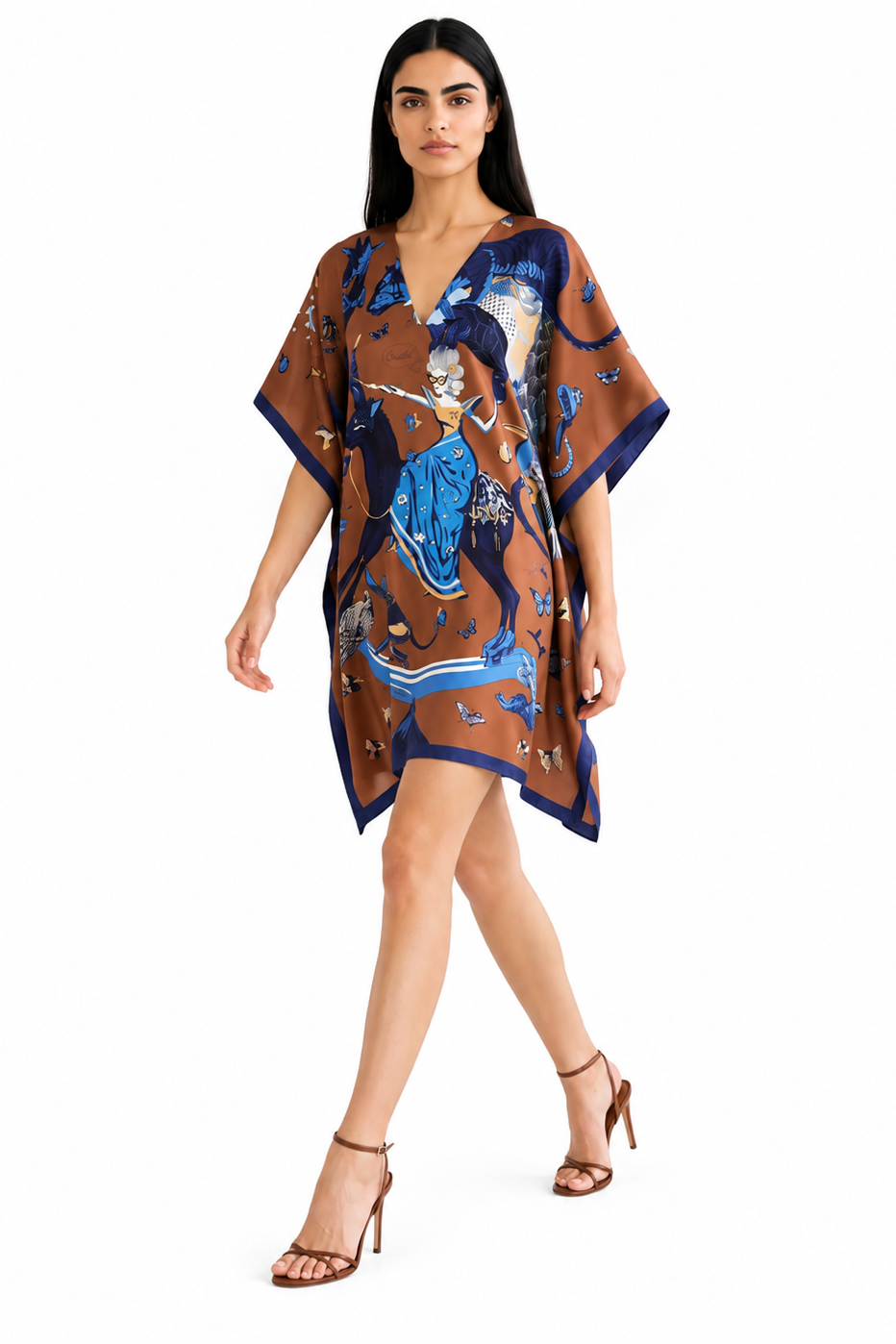 Sardegna Kaftan Short Dress