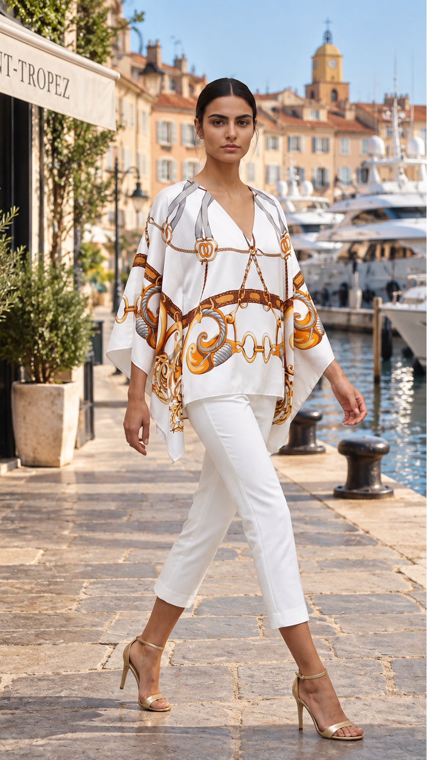 Saint Tropez Kaftan Top