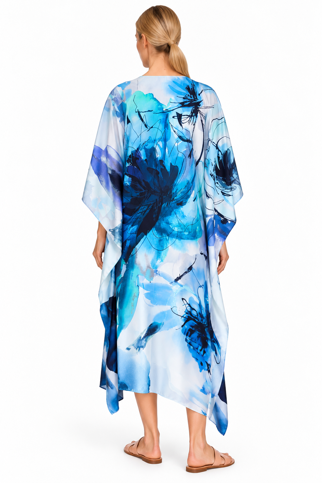 Moreea Blue Kaftan Dress