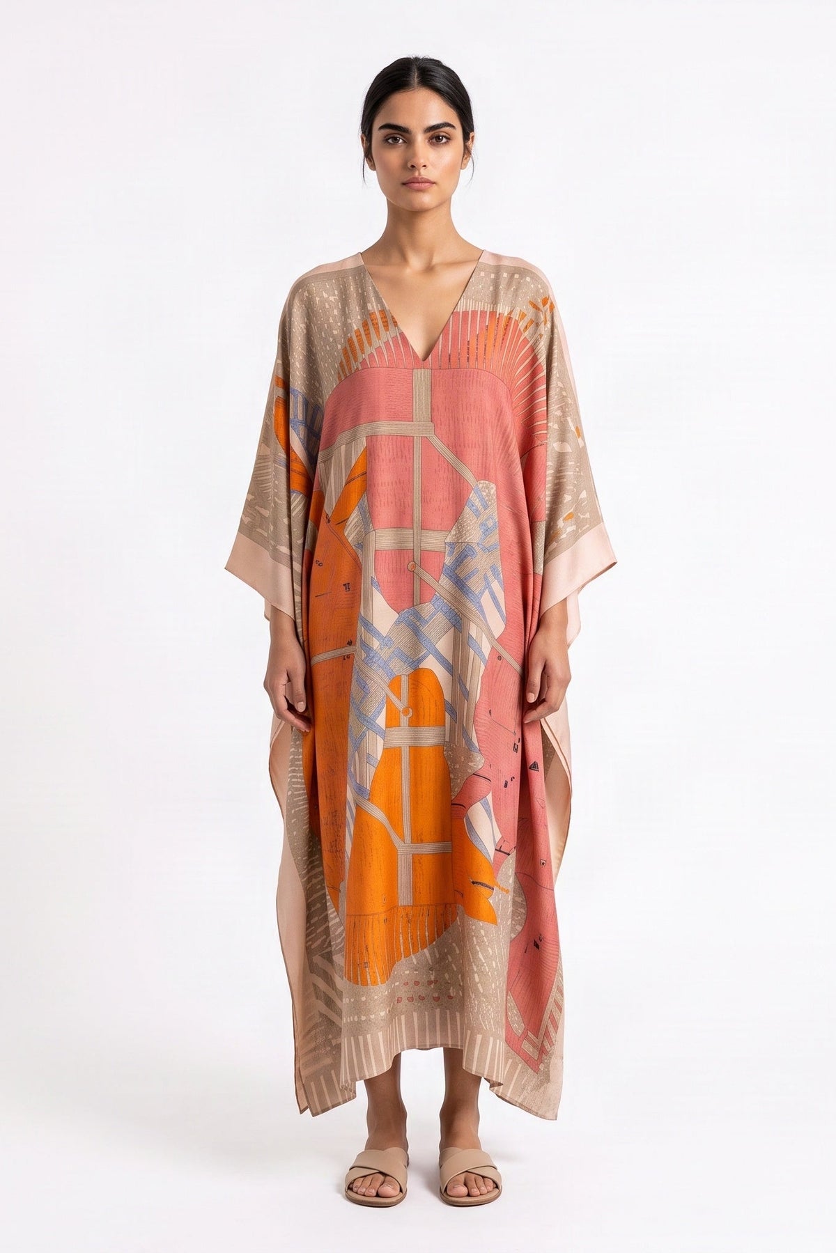 Santorini Kaftan Dress